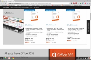 V Redmondu nas želijo prepričati, da je naročnina na zbirko pisarniških programov Office 365 edina prava pot do Worda, Excela, PowerPointa in druščine.
